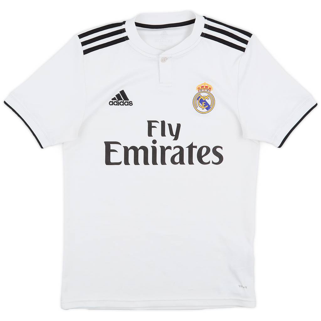 2018-19 Real Madrid Home Shirt - 8/10 - (XS)