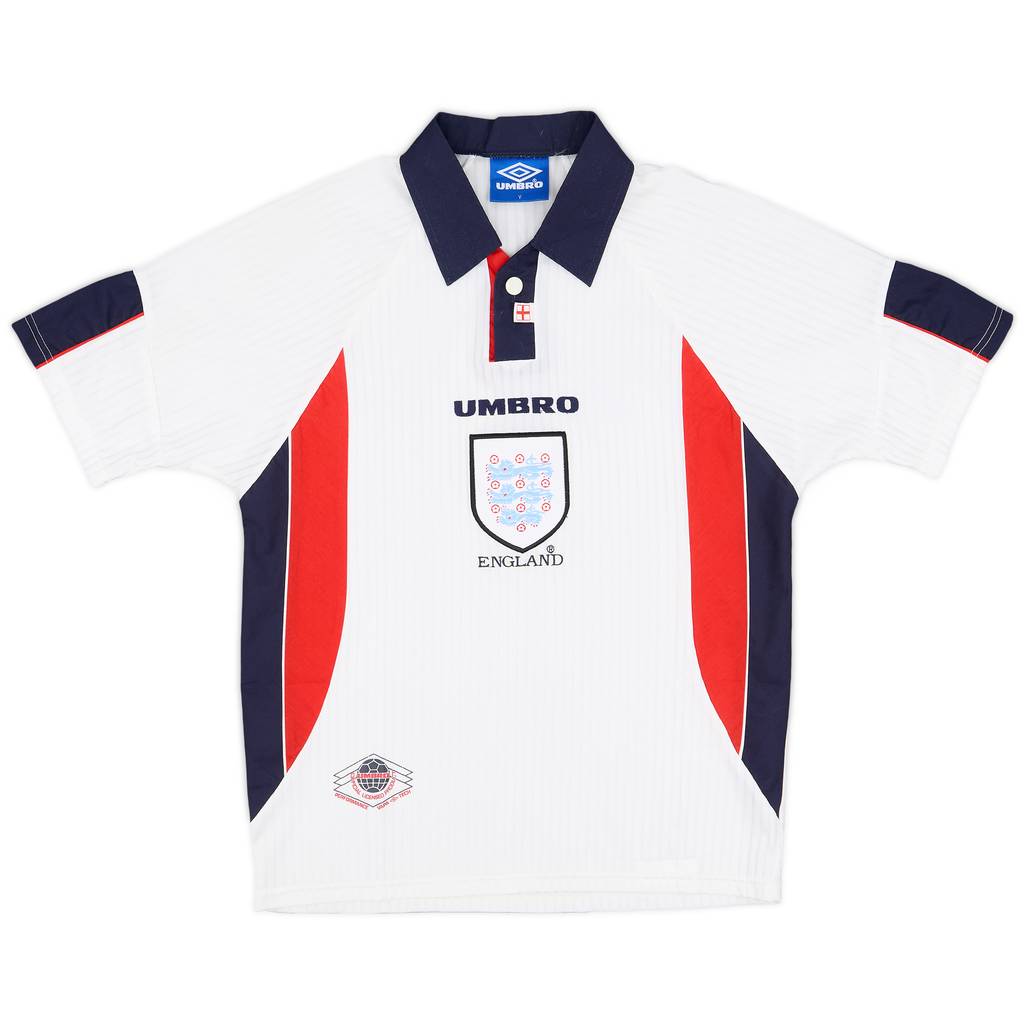 1997-99 England Home Shirt - 6/10 - (Y)