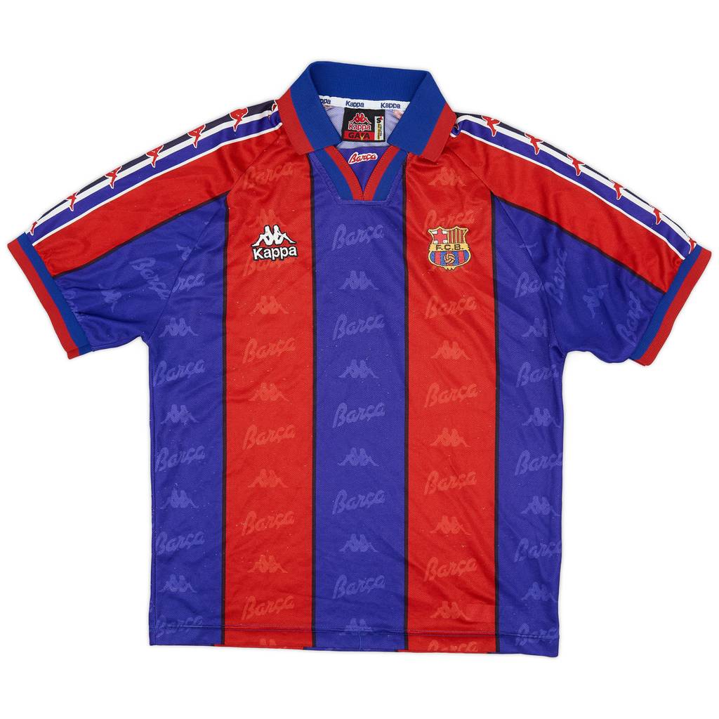1995-97 Barcelona Home Shirt - 6/10 - (S)