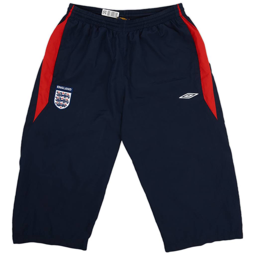2005-07 England Umbro 3/4 Shorts - 9/10 - (XL)