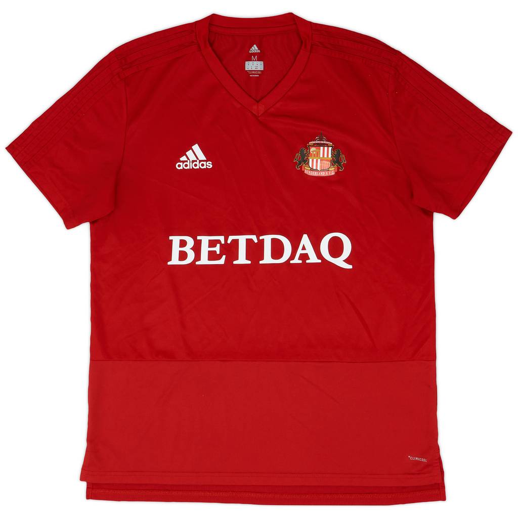 2017-18 Sunderland adidas Training Shirt - 9/10 - (M)