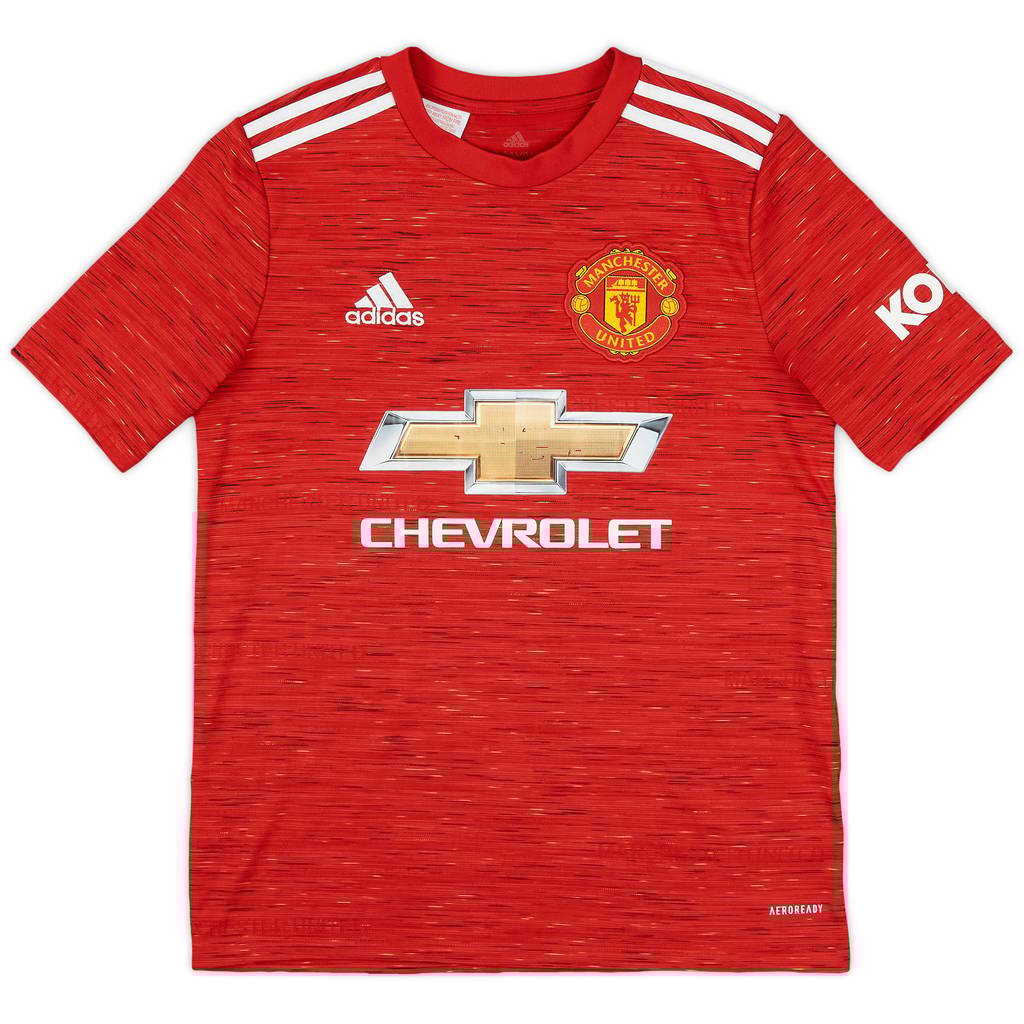 2020-21 Manchester United Home Shirt - 7/10 - (L.Boys)