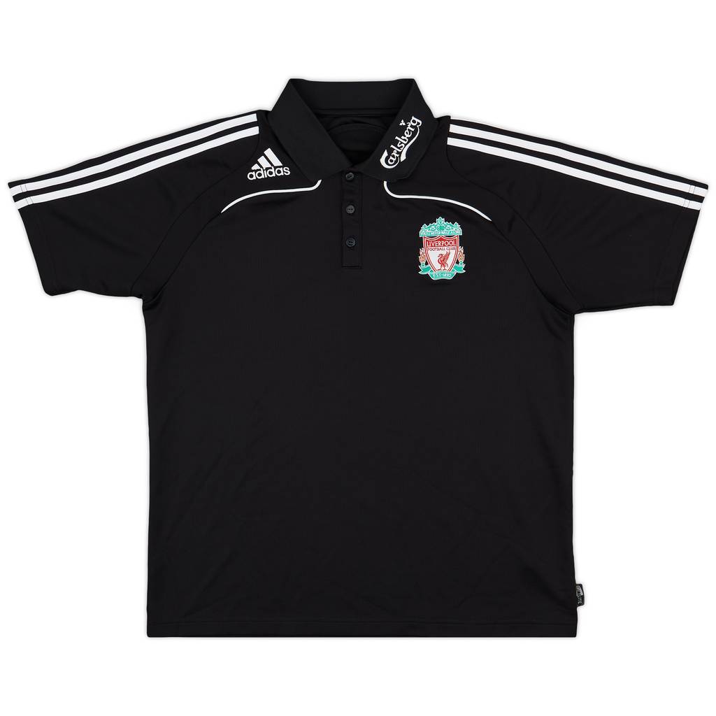 2008-09 Liverpool adidas Polo Shirt - 9/10 - (L)