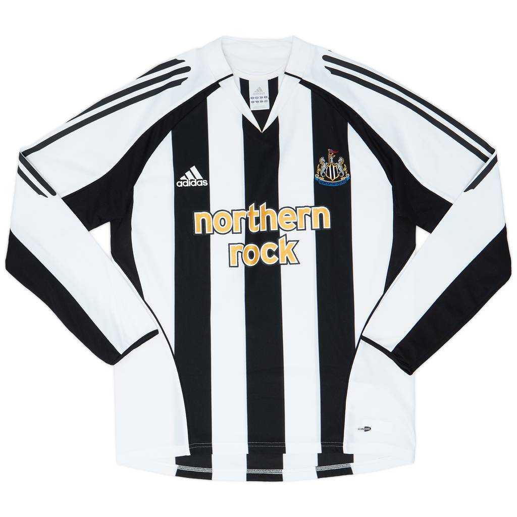 2005-07 Newcastle Home L/S Shirt - 7/10 - (M)