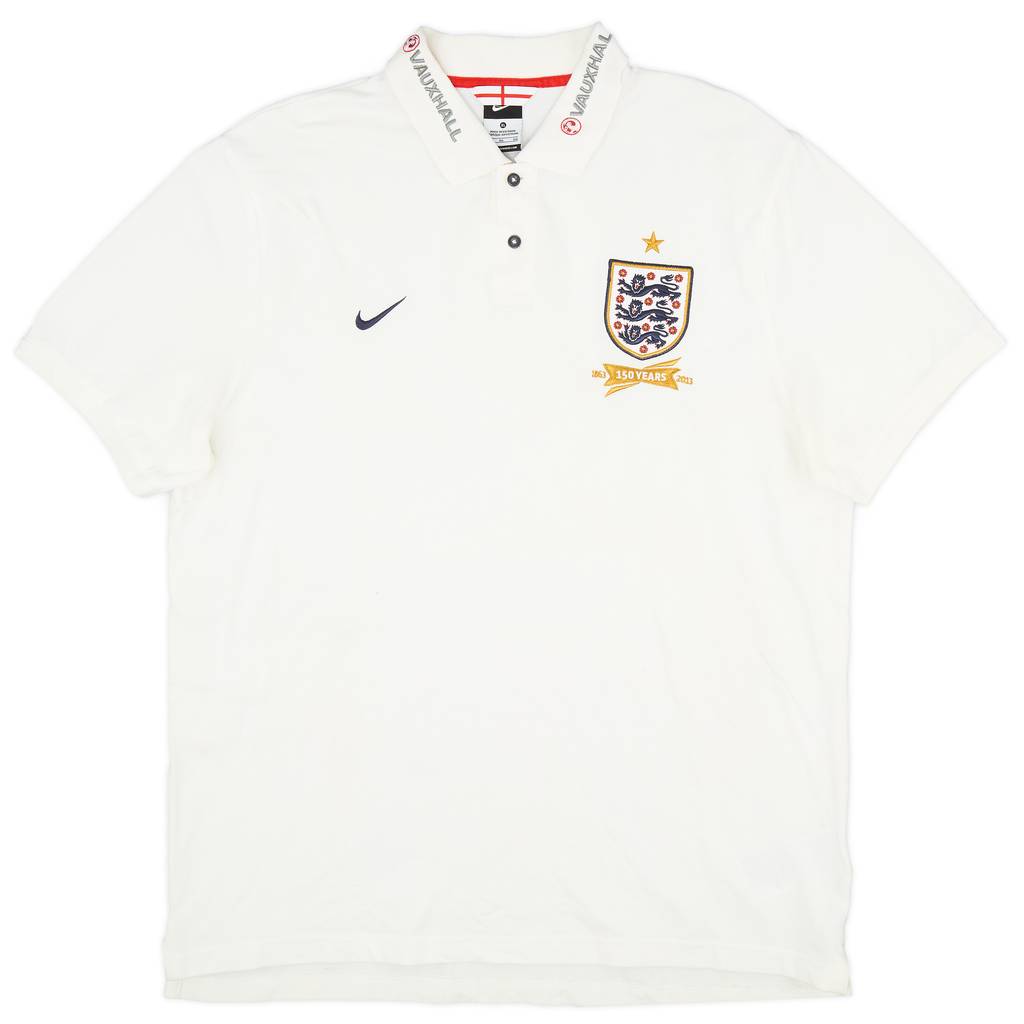 2013-14 England Nike Polo Shirt - 8/10 - (XL)