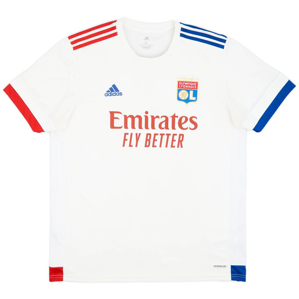 2020-21 Lyon Home Shirt - 8/10 - (XL)