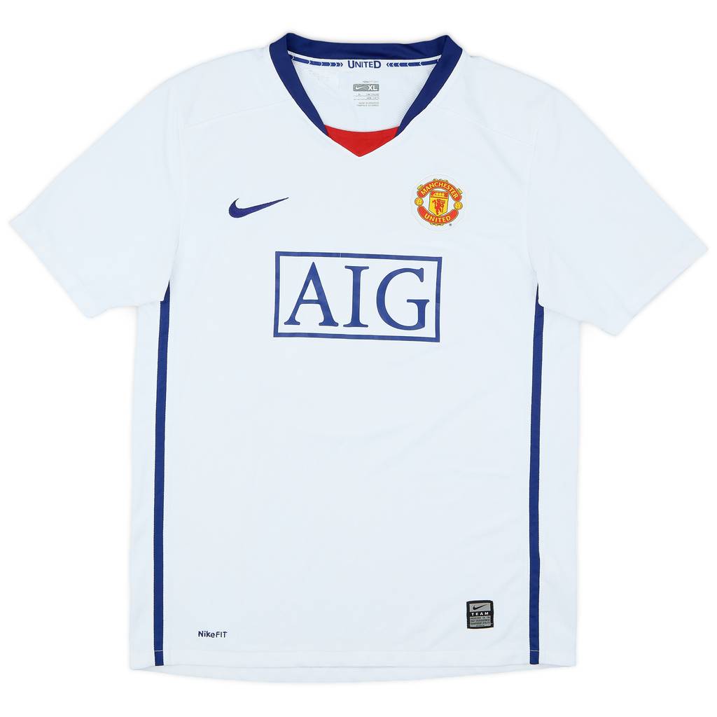 2008-10 Manchester United Away Shirt - 7/10 - (XL.Boys)