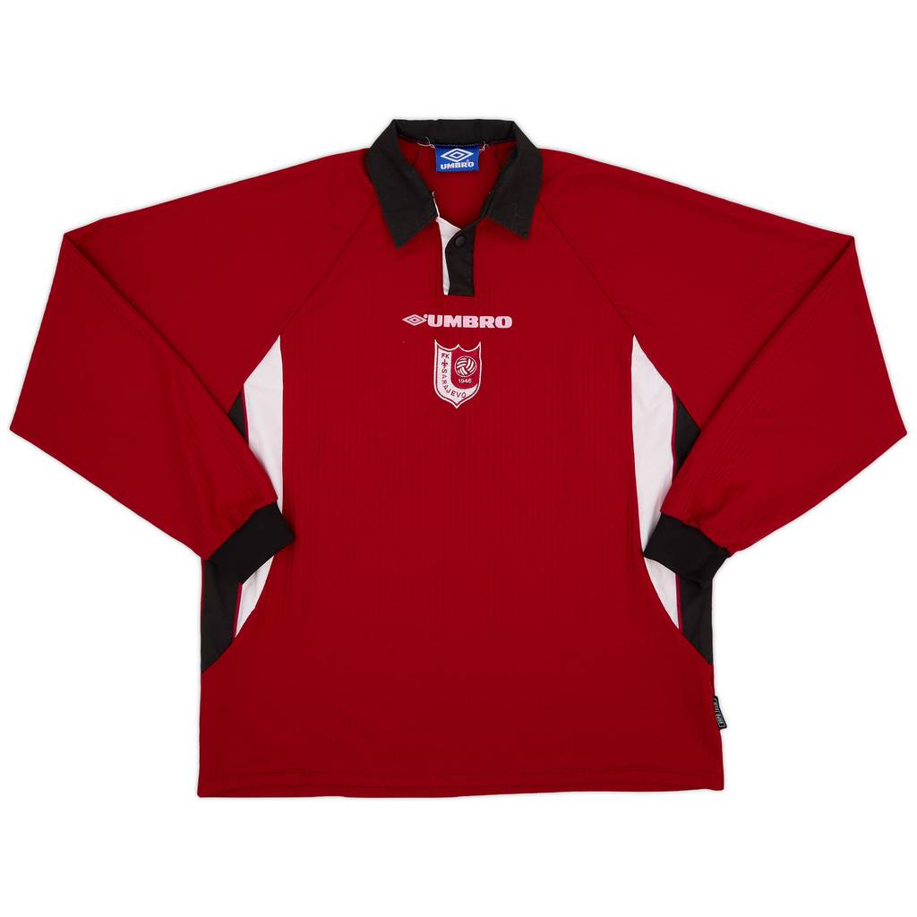 1997-01 FK Sarajevo Home L/S Shirt - 8/10 - (XXL)