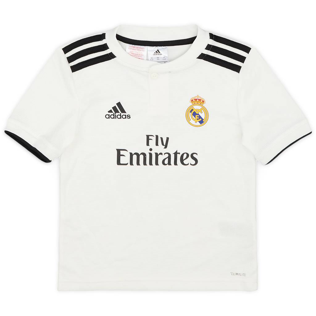 2018-19 Real Madrid Home Shirt - 8/10 - (5-6 Years)