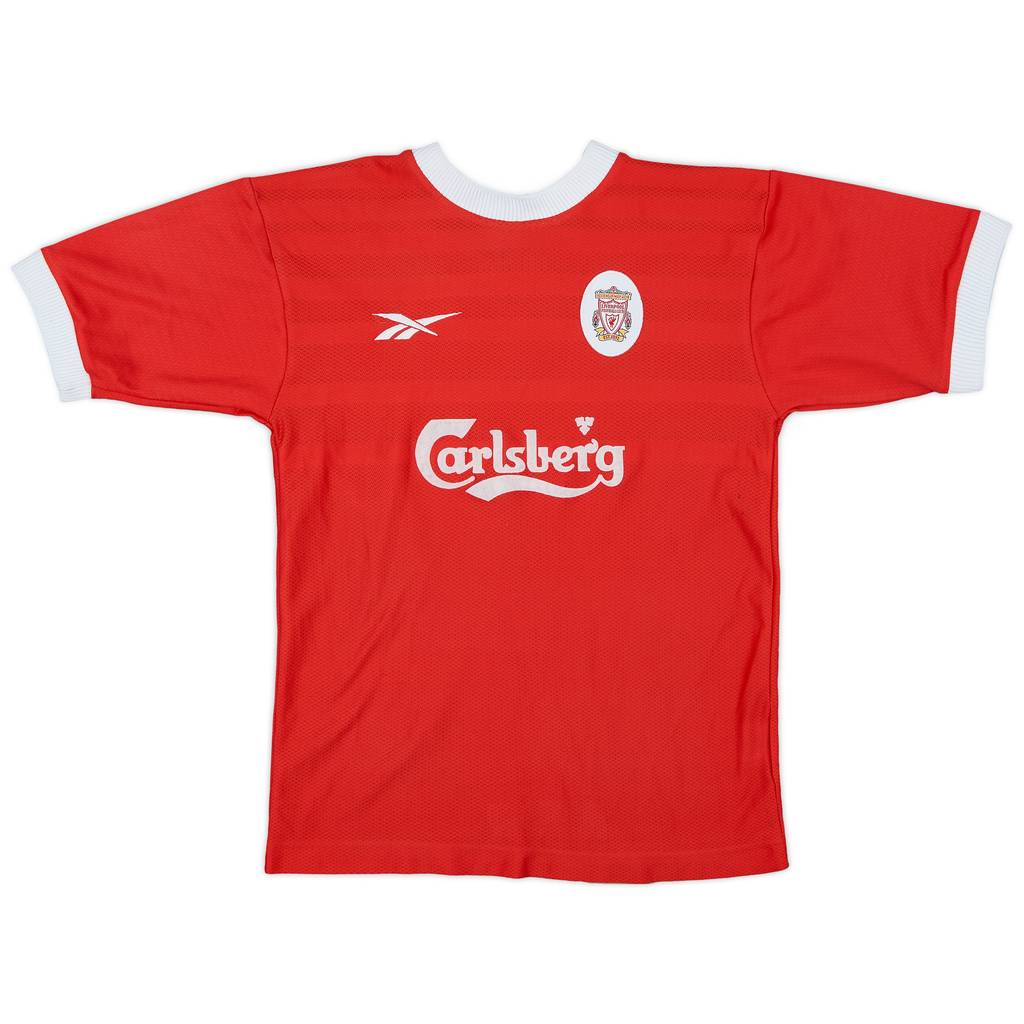 1998-00 Liverpool Home Shirt - 9/10 - (S.Boys)