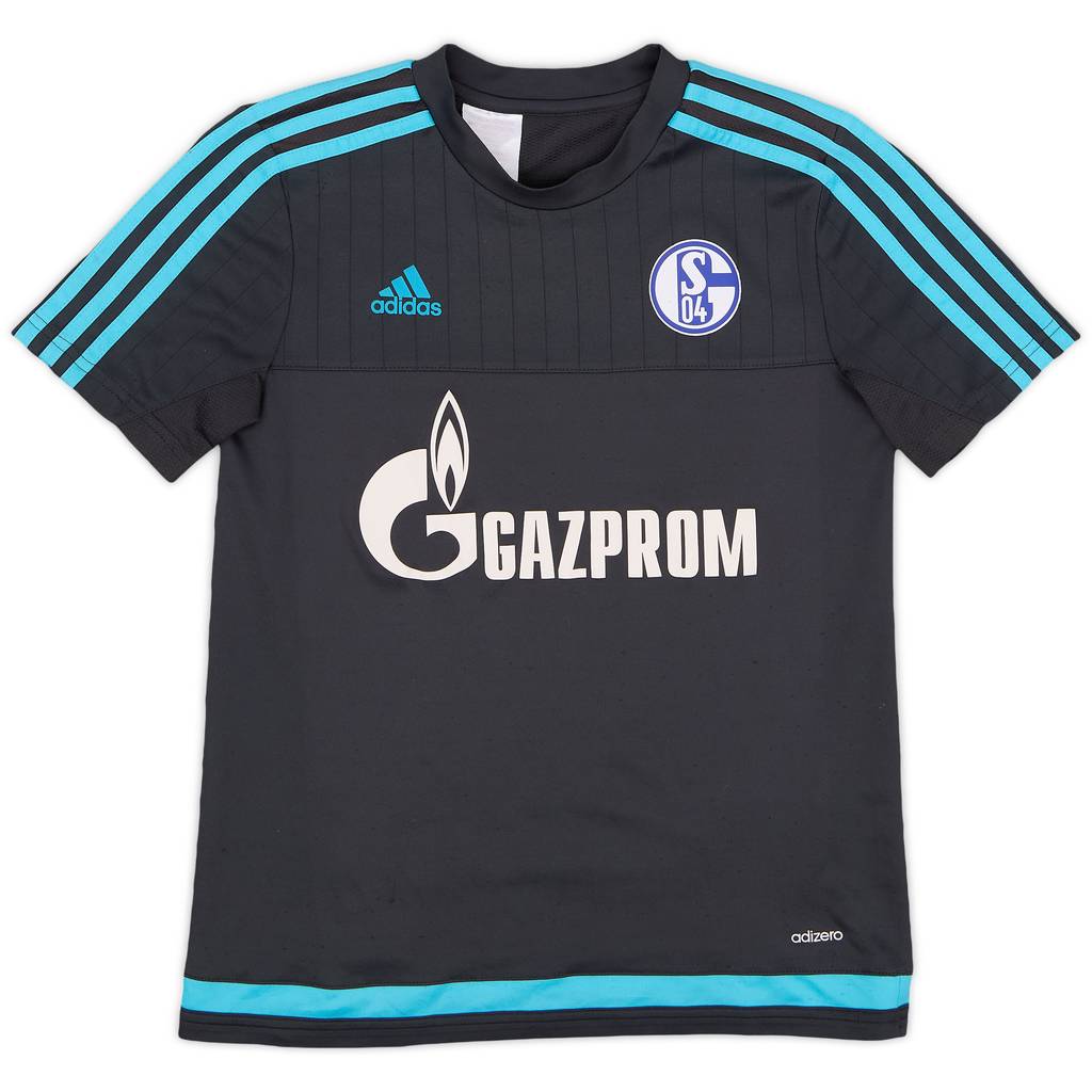 2015-16 Schalke adidas Training Shirt - 7/10 - (M.Boys)