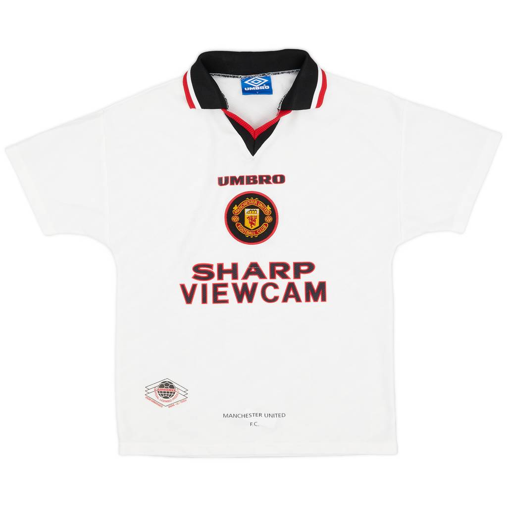 1996-97 Manchester United Away Shirt - 8/10 - (Y)