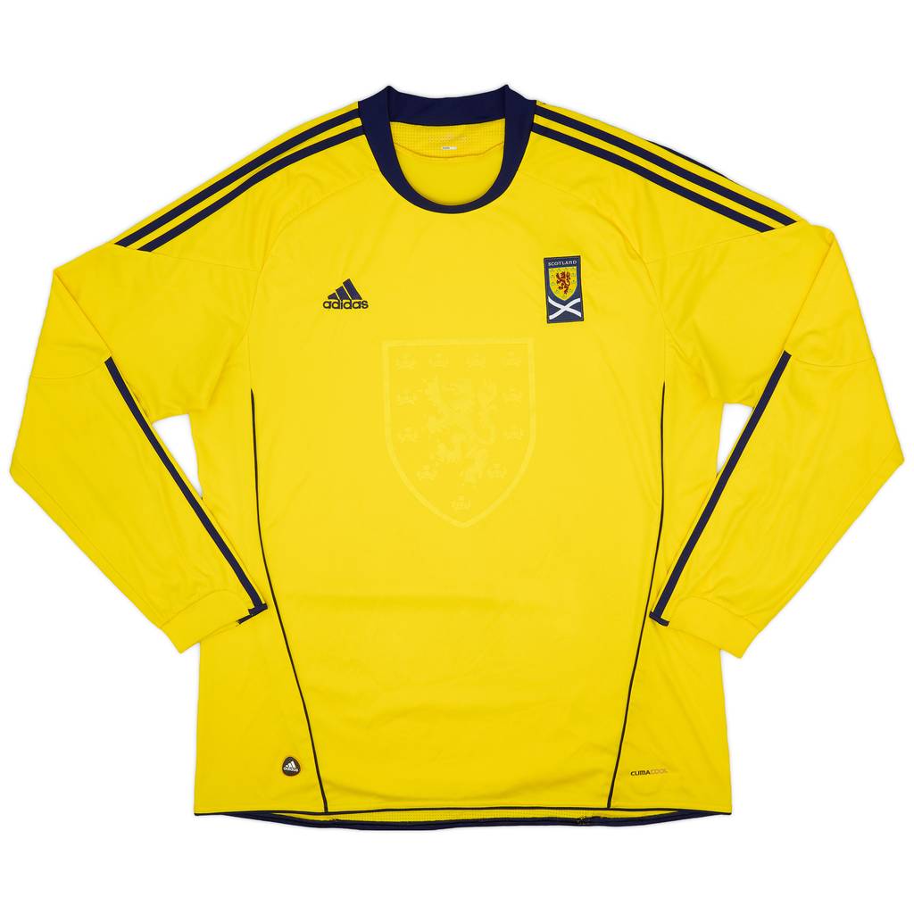 2010-11 Scotland Away L/S Shirt - 9/10 - (XL)
