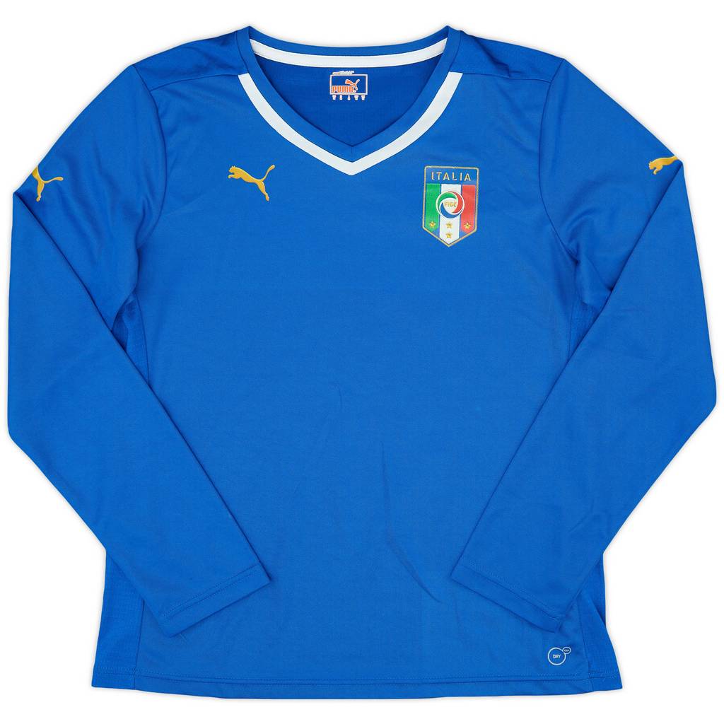 2014-15 Italy Women's Home L/S Shirt - 8/10 - (Women's M)