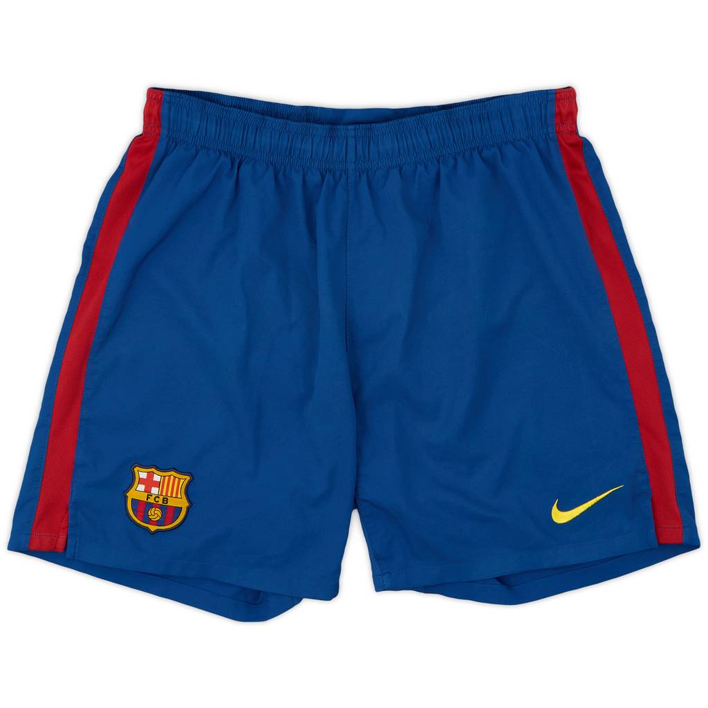 2009-10 Barcelona Home Shorts - 9/10 - (S)