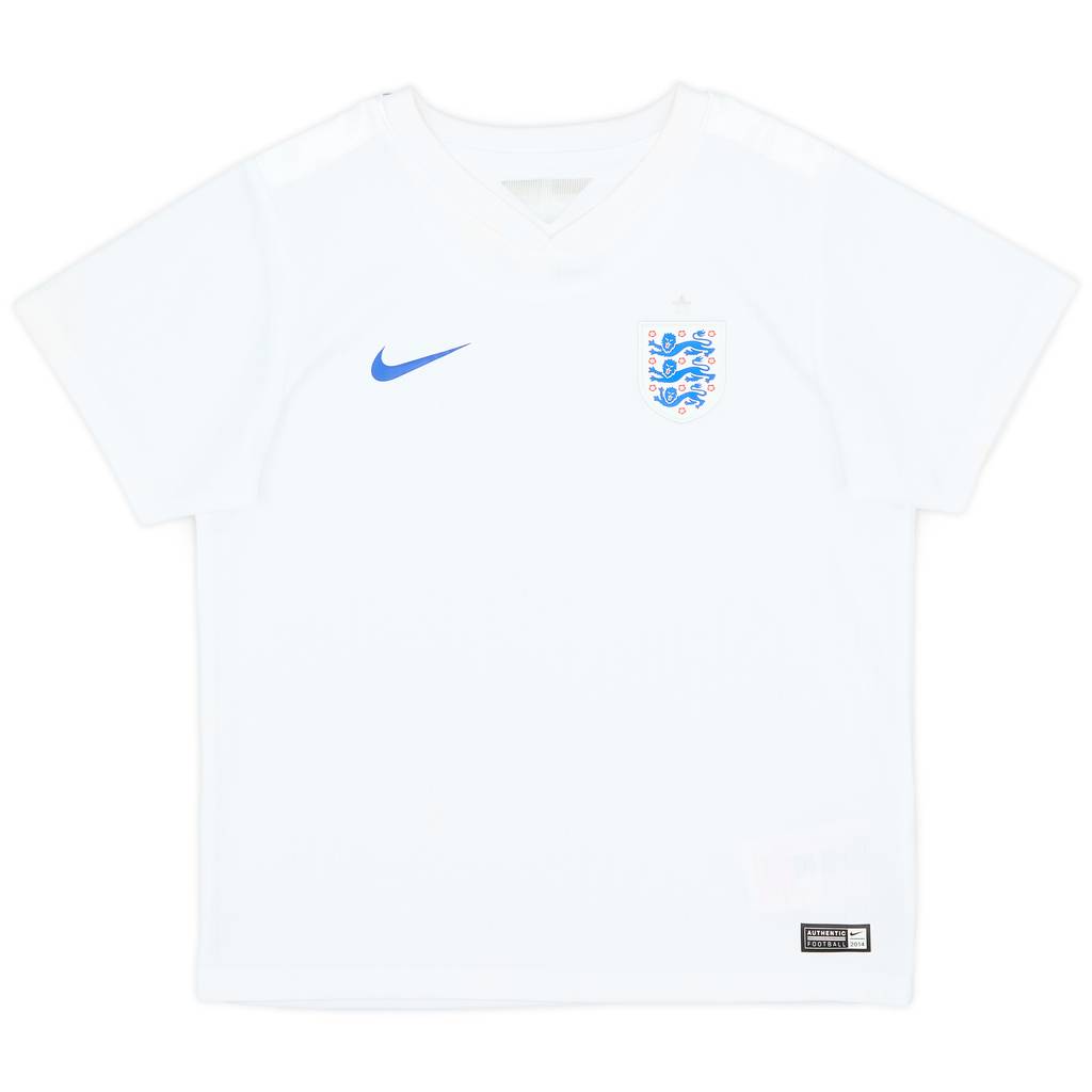 2014-15 England Home Shirt - 7/10 - (S.Boys)