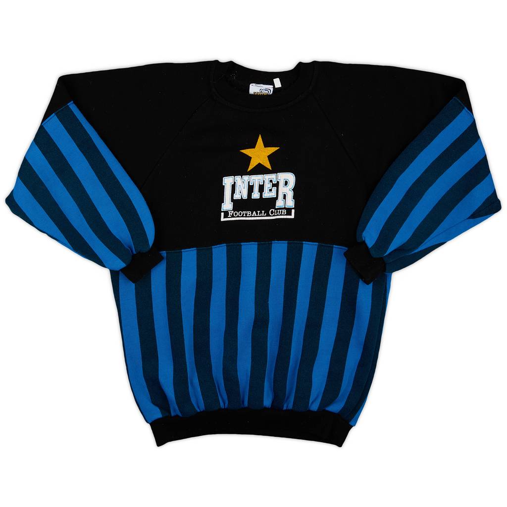 1990-91 Inter Milan Le Felpe Dei Grandi Club Sweat Top - 8/10 - (M)