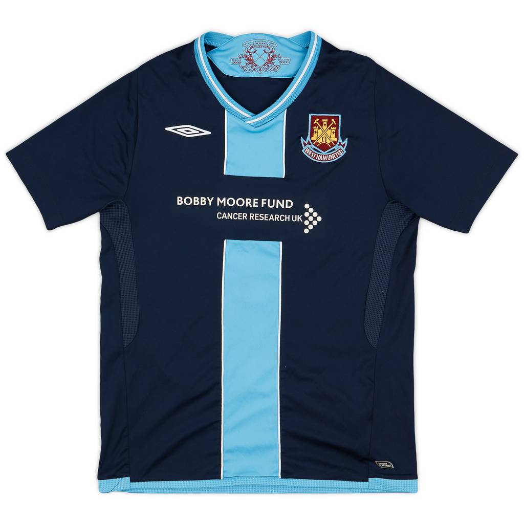 2009-10 West Ham Away Shirt - 8/10 - (L.Boys)