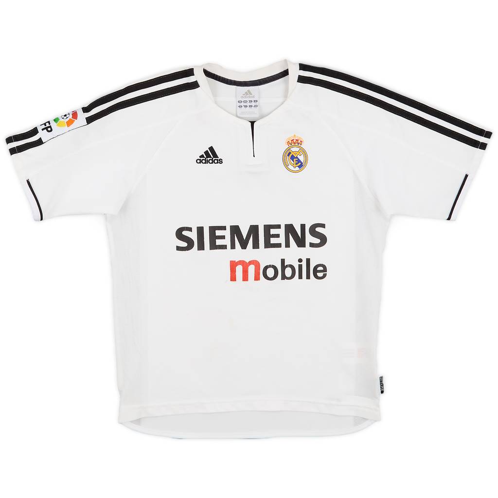 2003-04 Real Madrid Home Shirt - 6/10 - (M.Boys)