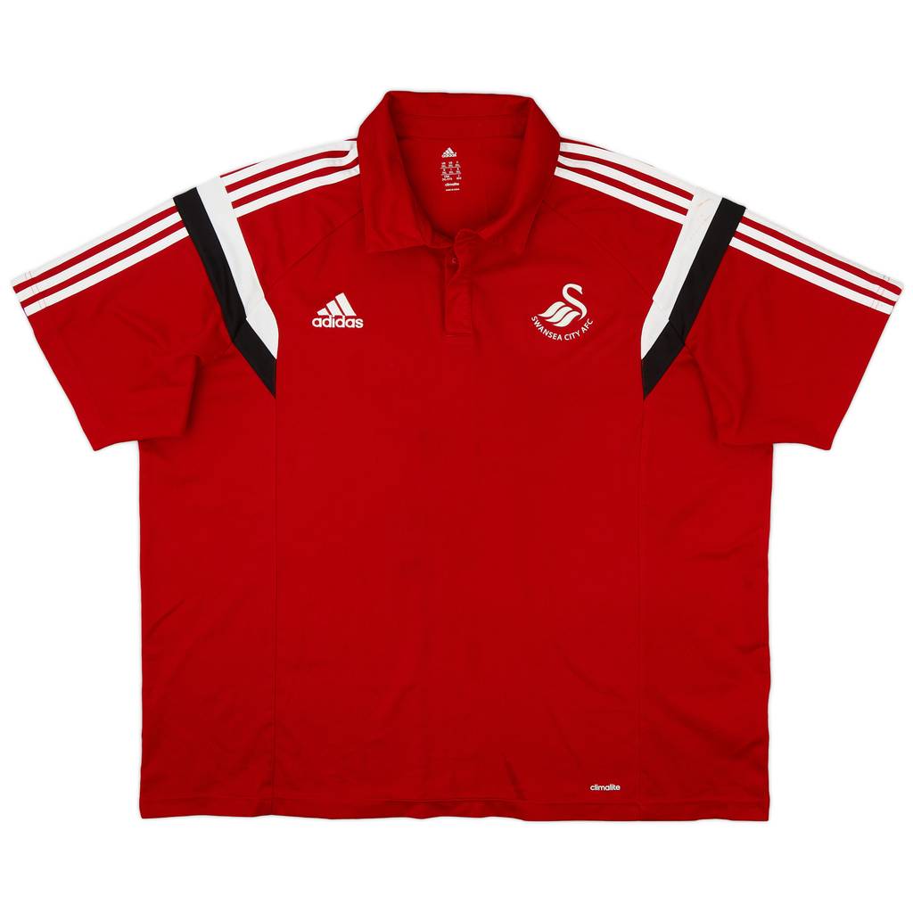 2014-15 Swansea adidas Polo Shirt - 6/10 - (3XL)