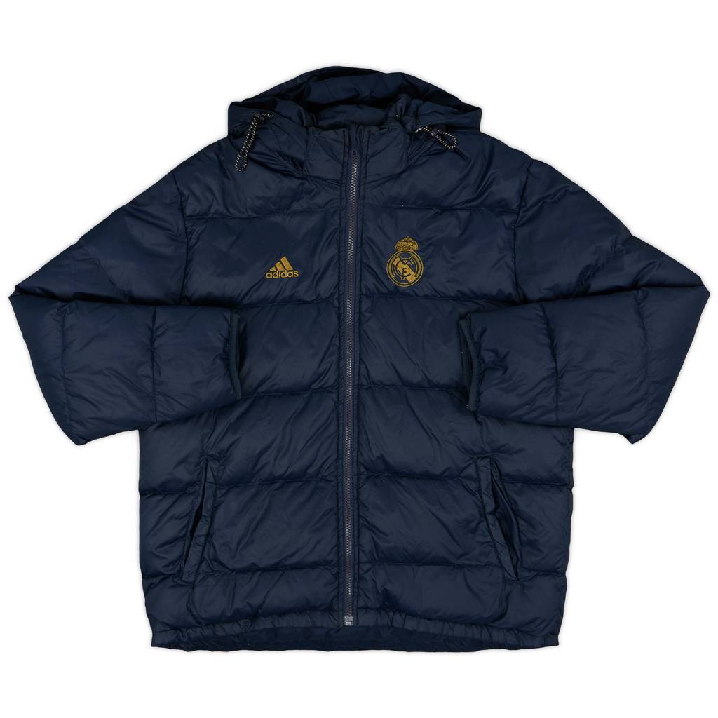 2009-10 Real Madrid adidas Padded Bench Coat - 9/10 - (S)