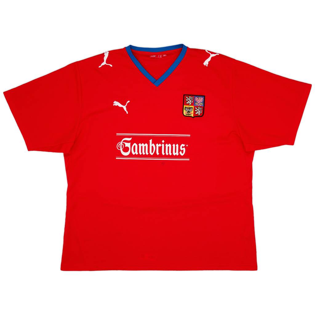 2008-09 Czech Republic Basic Home Shirt - 7/10 - (XXL)
