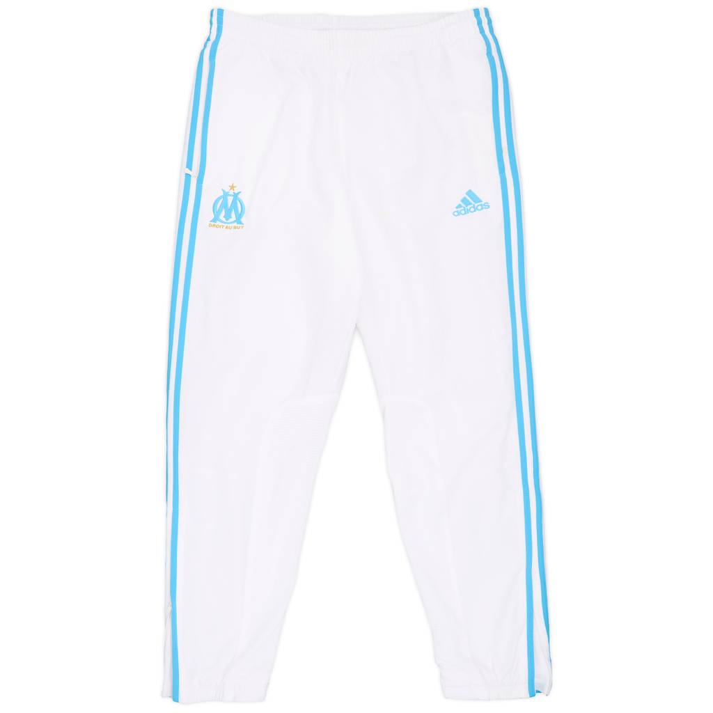 2008-09 Olympique Marseille adidas Track Pants/Bottoms - 6/10 - (L/XL)