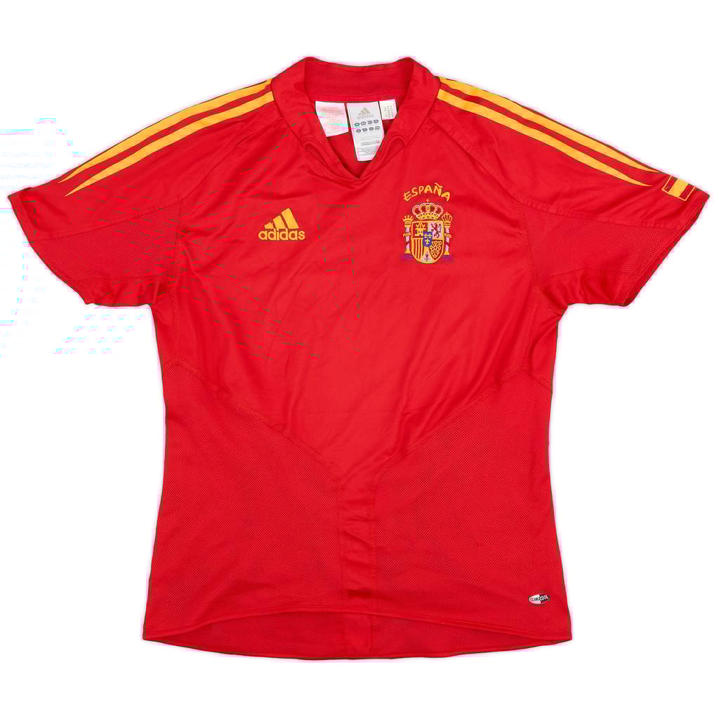 2004-06 Spain Home Shirt - 8/10 - (XL.Boys)