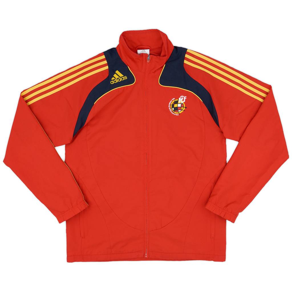 2008-09 Spain adidas Track Jacket - 9/10 - (S)