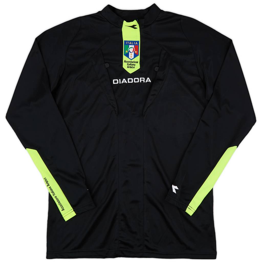 2009-10 Italy Diadora Referee L/S Shirt - 9/10 - (M)