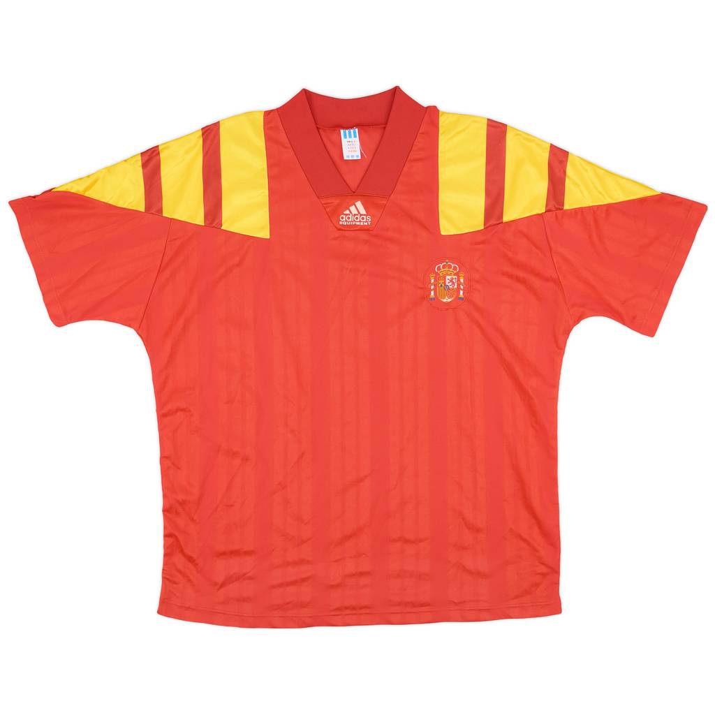 1992-94 Spain Home Shirt - 9/10 - (XL)