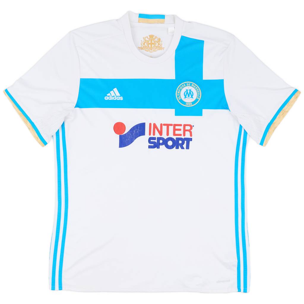 2016-17 Olympique Marseille Home Shirt - 6/10 - (XL)