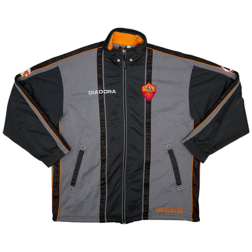 1999-00 Roma Diadora Track Jacket - 9/10 - (L)