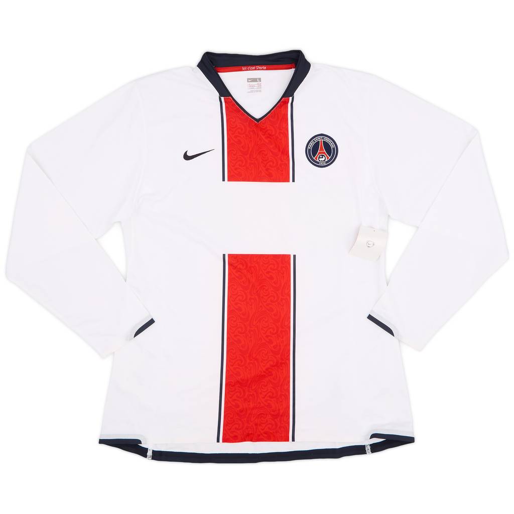 2007-08 Paris Saint-Germain Player Issue Away L/S Shirt (L)