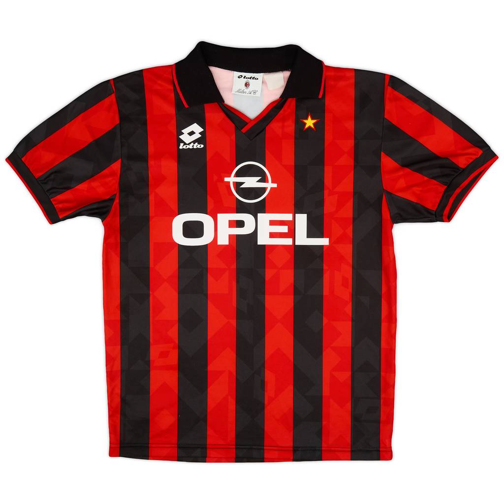 1994-95 AC Milan Home Shirt - 8/10 - (L)