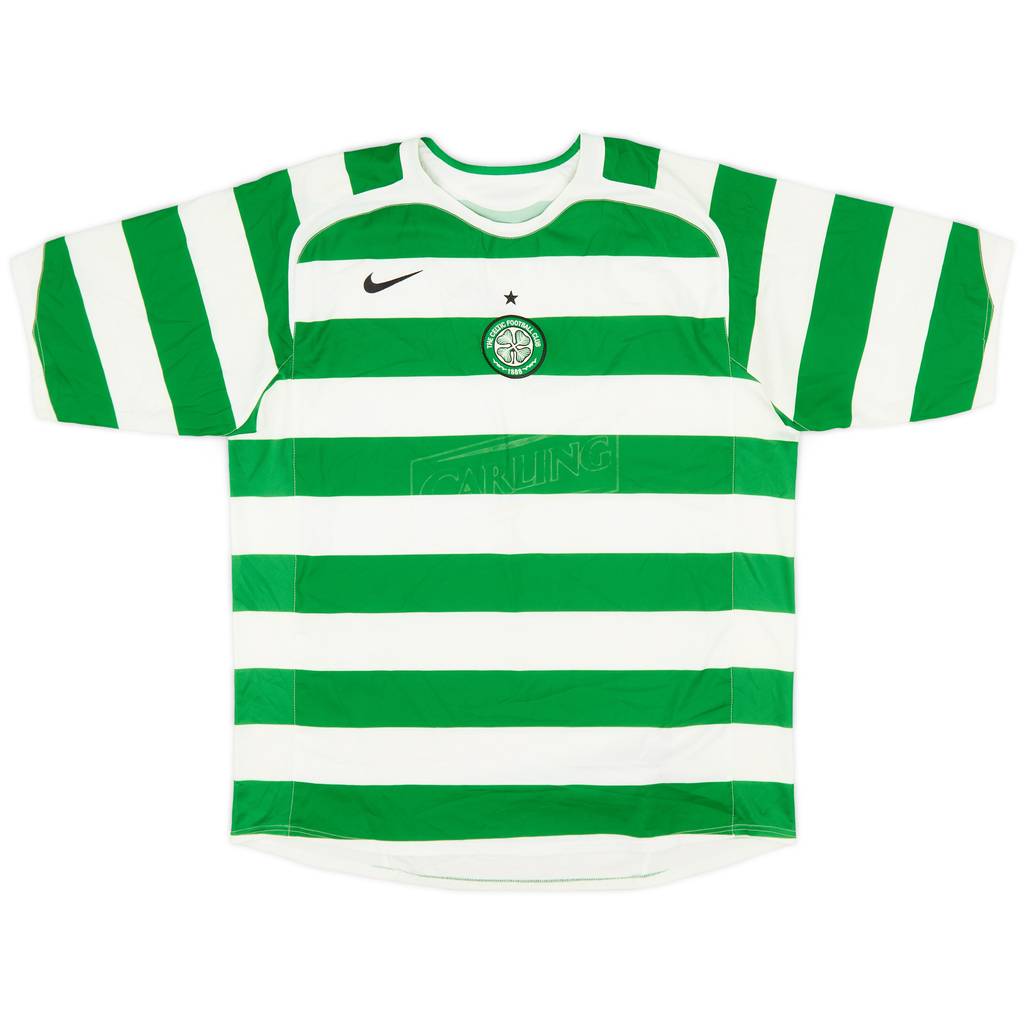 2005-07 Celtic Home Shirt - 4/10 - (XL)
