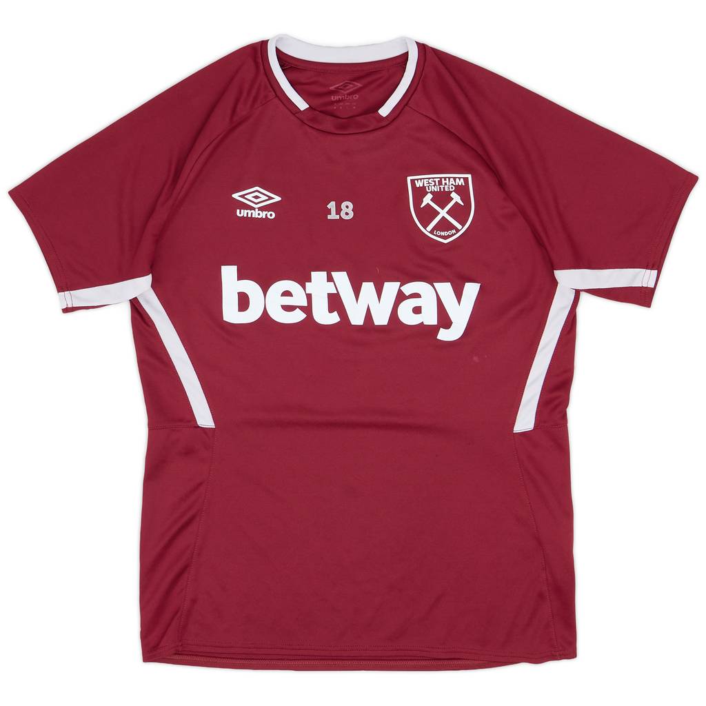 2019-20 West Ham Player Issue Umbro Training Shirt #18 - 8/10 - (M)