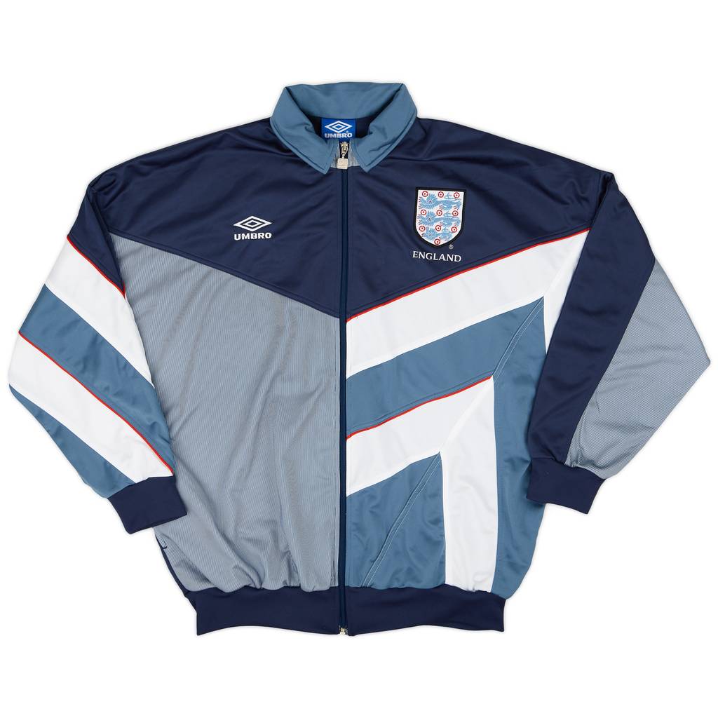 1995-97 England Umbro Track Jacket - 9/10 - (XL)