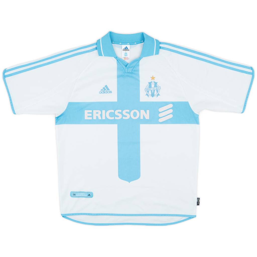 2000-01 Olympique Marseille Home Shirt - 7/10 - (L)