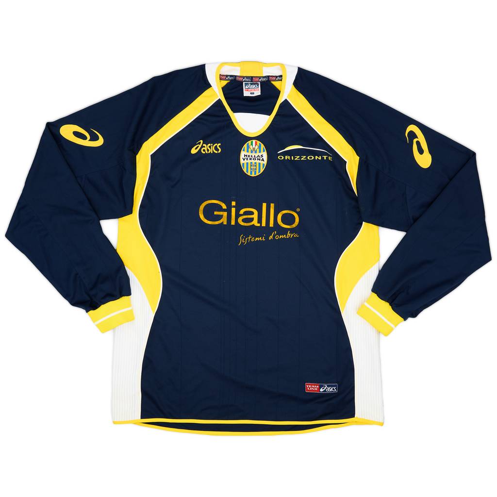 2009-10 Hellas Verona Asics Training L/S Shirt - 6/10 - (L)