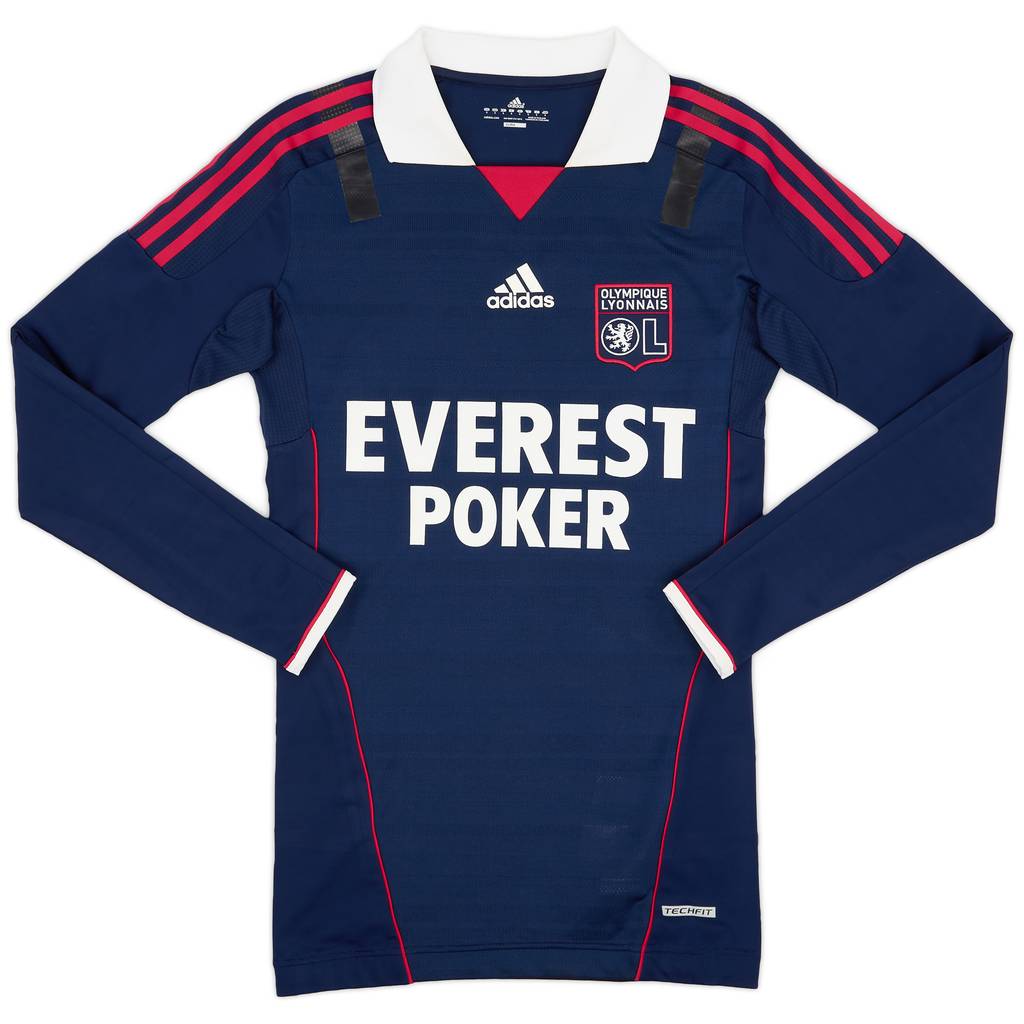 2011-12 Lyon Player Issue TechFit Away L/S Shirt - 6/10 - (M)