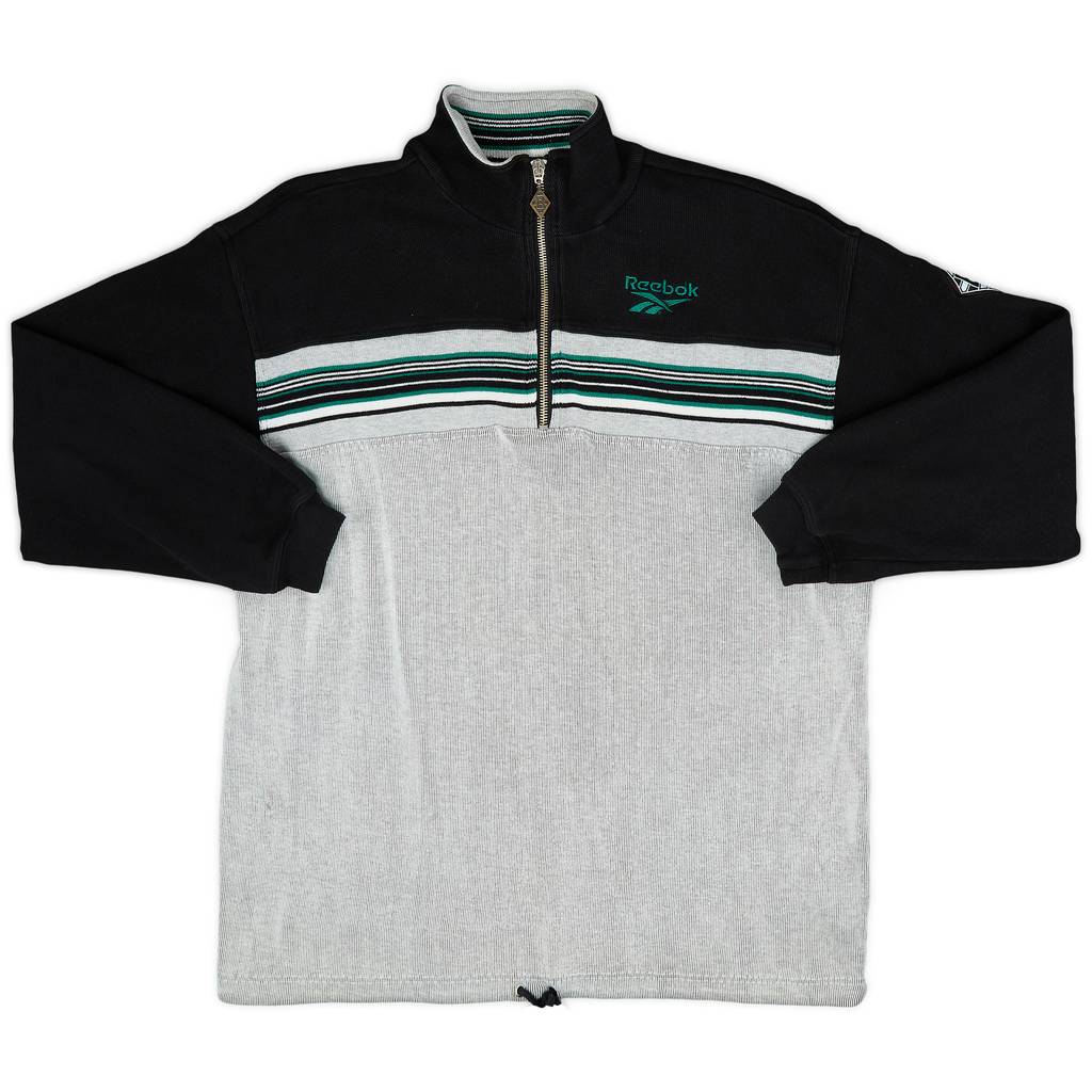 1996-98 Borussia Monchengladbach Reebok 1/4 Zip Fleece Top - 8/10 - (M)