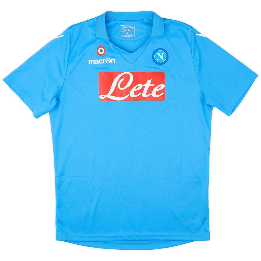 2014-15 Napoli Home Shirt - 6/10 - (XL.Boys)