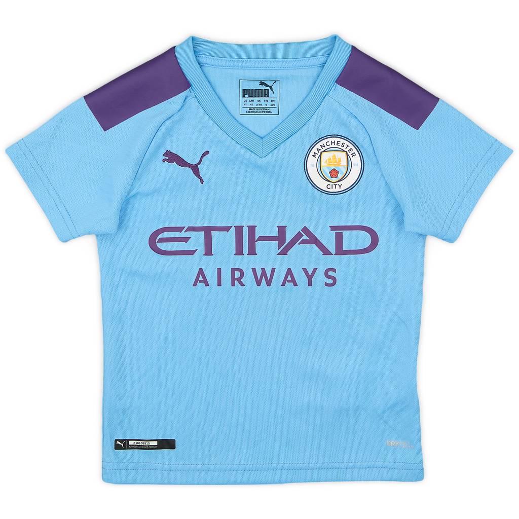 2019-20 Manchester City Home Shirt - 8/10 - (3-4 Years)