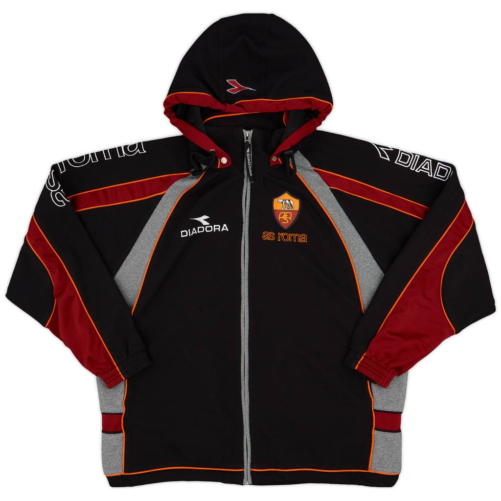 1999-00 Roma Diadora Hooded Track Jacket - 8/10 - (S)