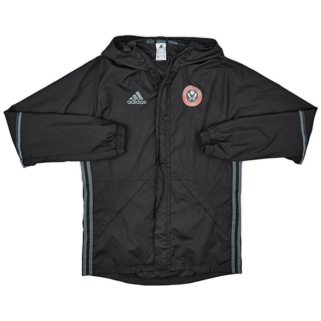 2017-18 Sheffield United adidas Hooded Track Jacket - 9/10 - (S)