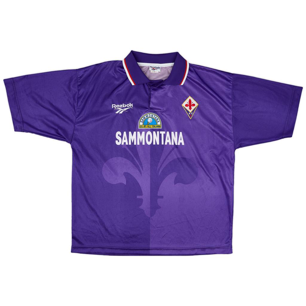 1995-96 Fiorentina Home Shirt - 9/10 - (XL)