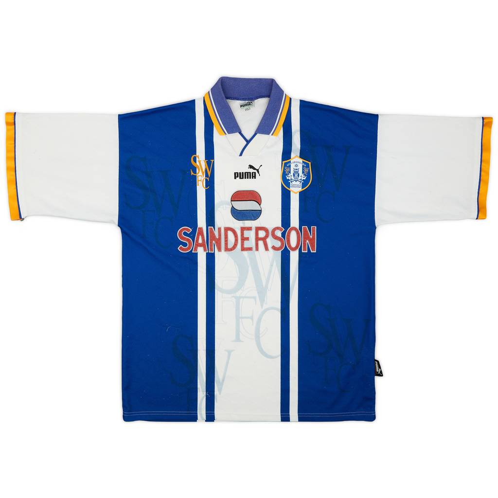 1995-97 Sheffield Wednesday Home Shirt - 8/10 - (XL)