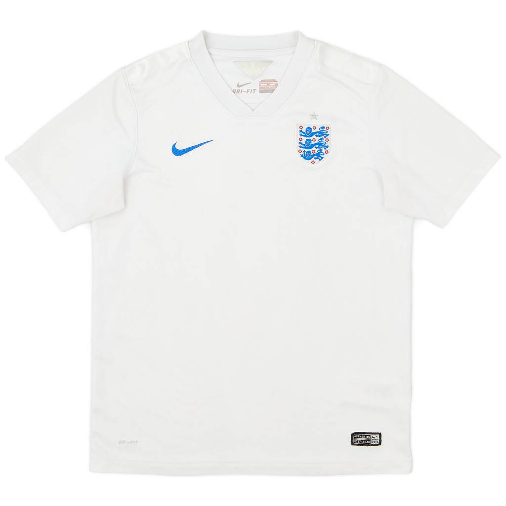 2014-15 England Home Shirt - 8/10 - (XL.Boys)