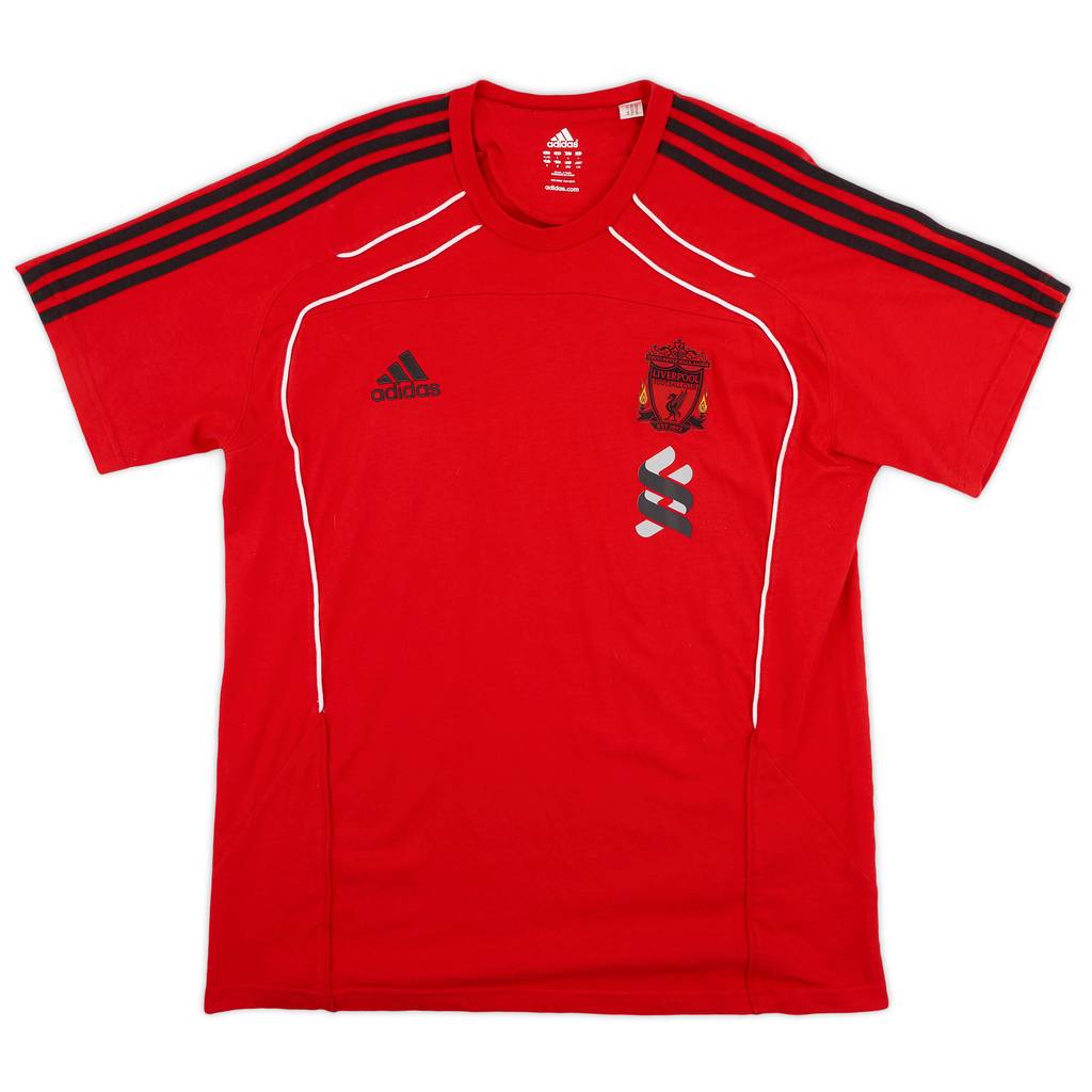 2010-11 Liverpool adidas Training Shirt - 7/10 - (L/XL)